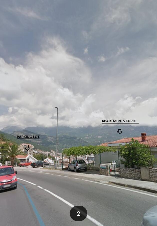Apartmani Cupic Budva Zewnętrze zdjęcie